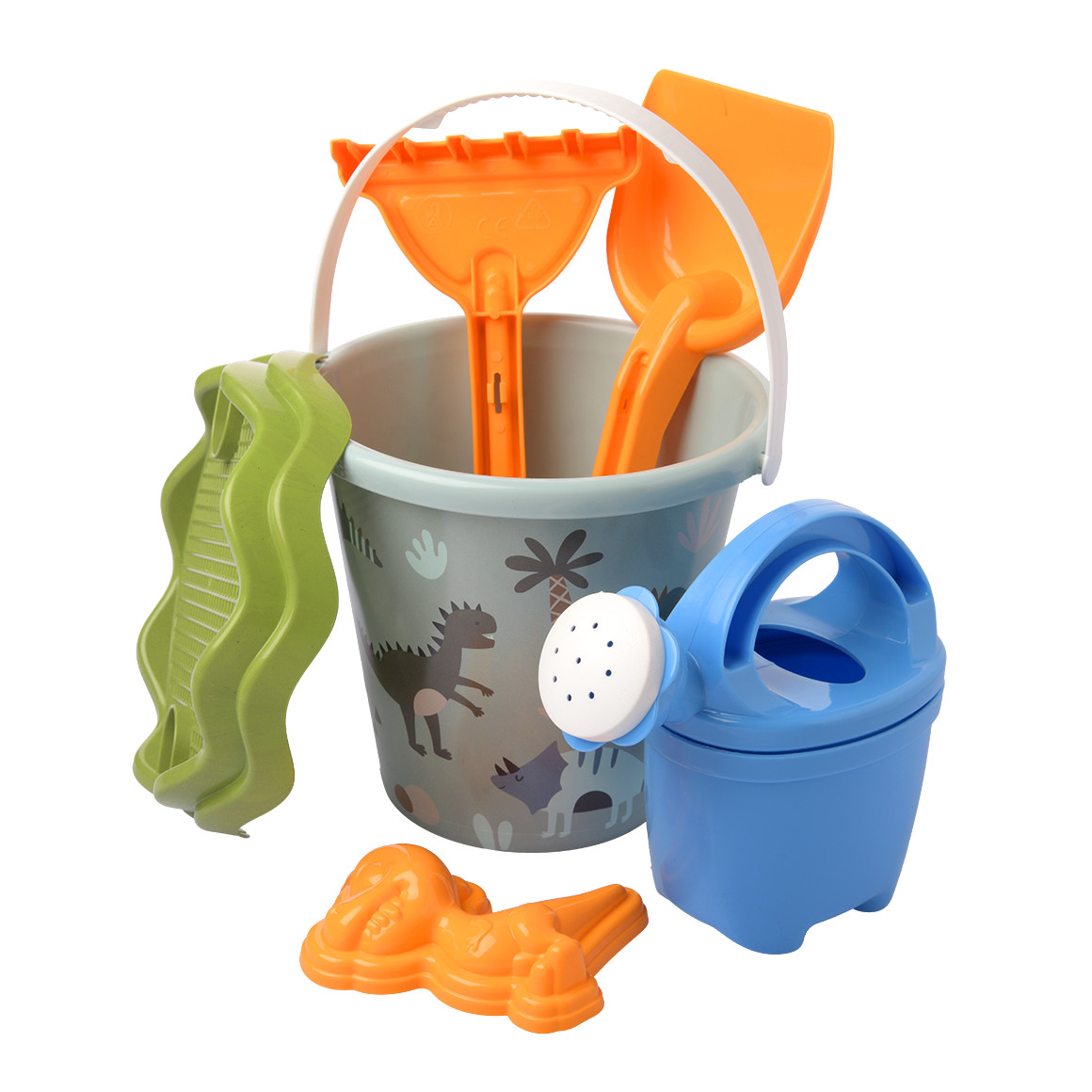 Simba Sandspielzeug-Set 6-teilig oliv / hellblau
