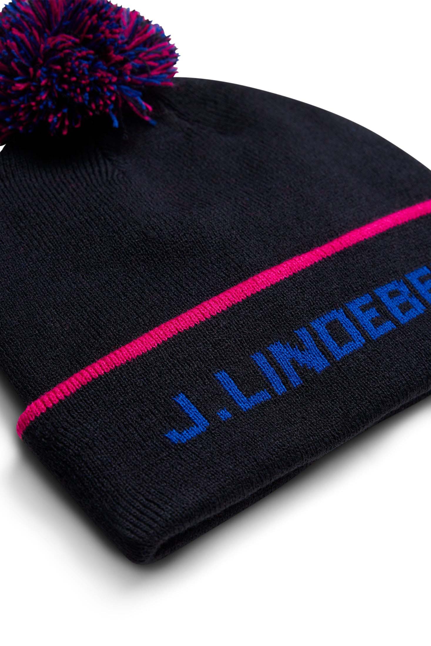 Stripe Beanie JL Navy