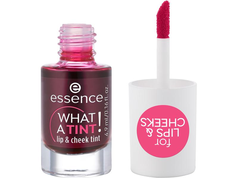 essence What a Tint! Lip and Cheek Tint Kiss From A Rose Lippenstift mit leichter Deckkraft und Rouge in einem Produkt