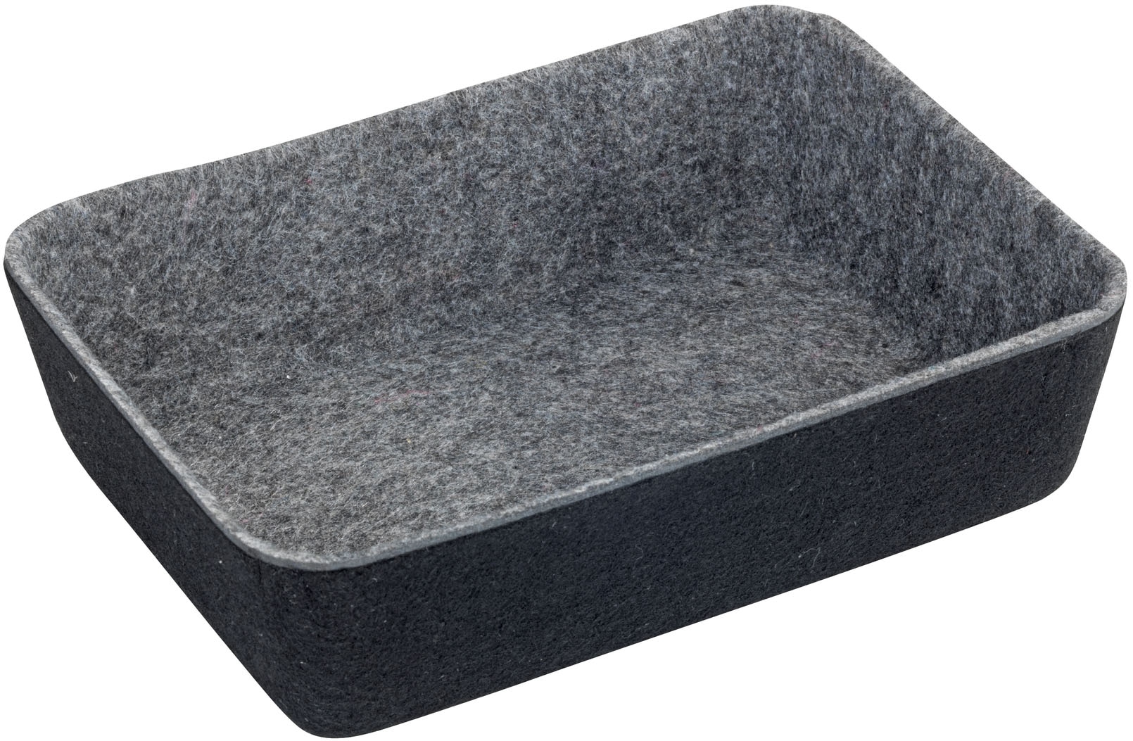 WENKO Organizer Aufbewahrungsboxen für Schubladen, 3 Grössen, recycelter Polyesterfilz