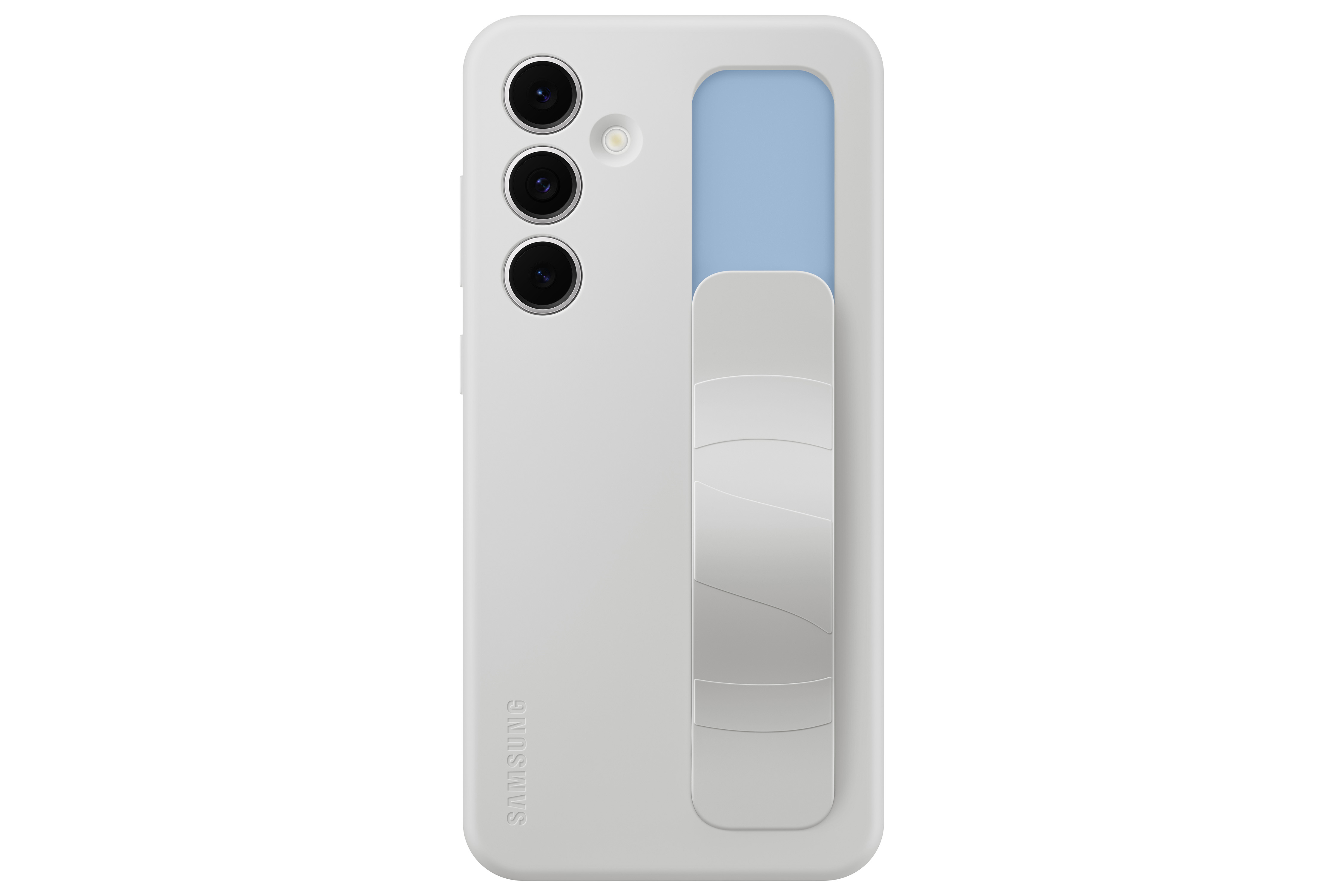 Galaxy S24 FE Silikon Grip Cover Hülle (EF-GS721CJEGWW) - Grau