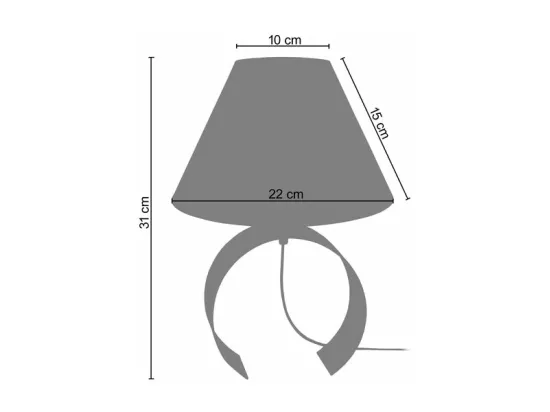 Pair de Lampes de chevet demi cylindre métal aluminium 31 cm.