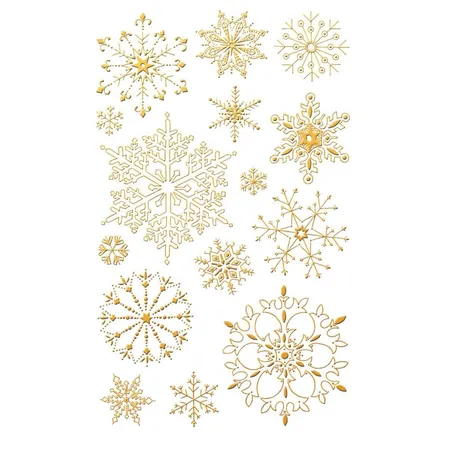 Avery Zweckform Z-Design 52757 Deko Sticker, Eiskristalle, 2 Bogen/30 Sticker