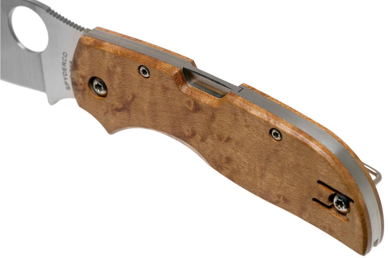 Spyderco Chaparral Birdseye Maple Wood C152WDP zakmes