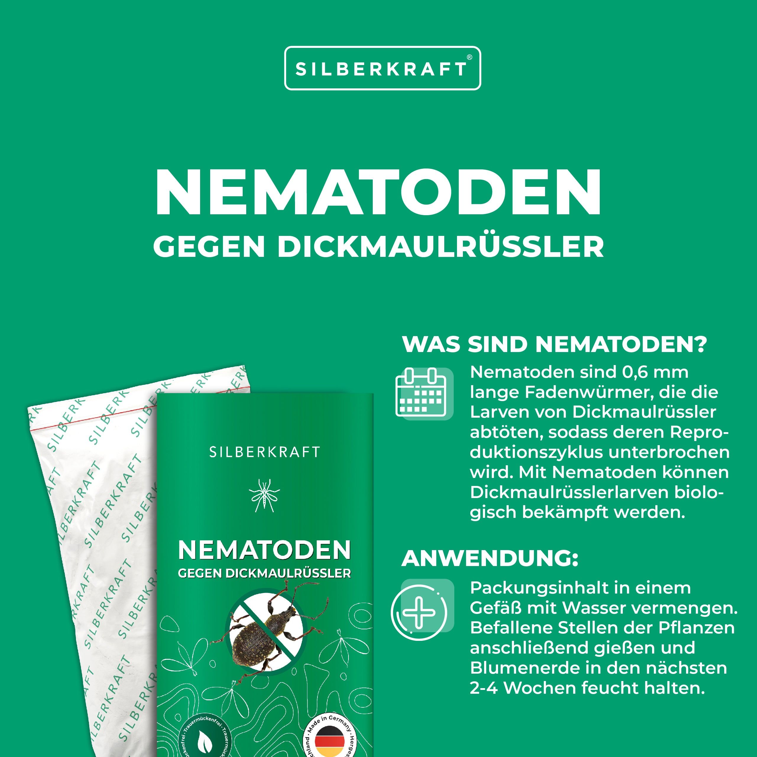 SILBERKRAFT HB Nematoden gegen Dickmaulrüsslern 1 Mio