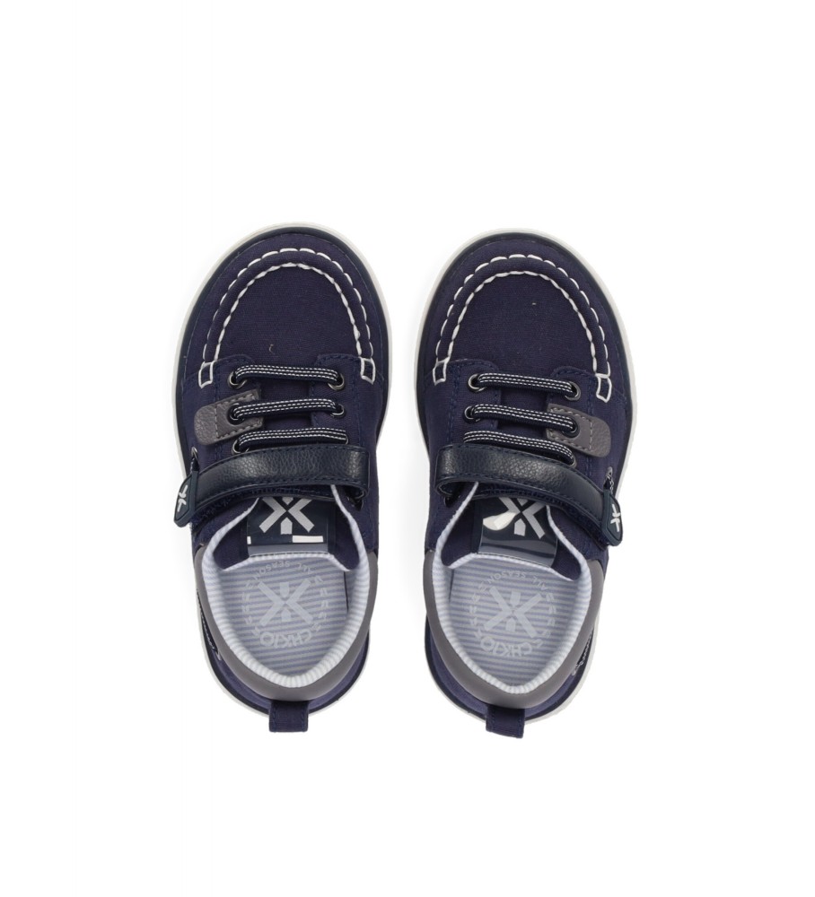 Tênis Infantil Chika10 Minidino Baby 02 azul marinho