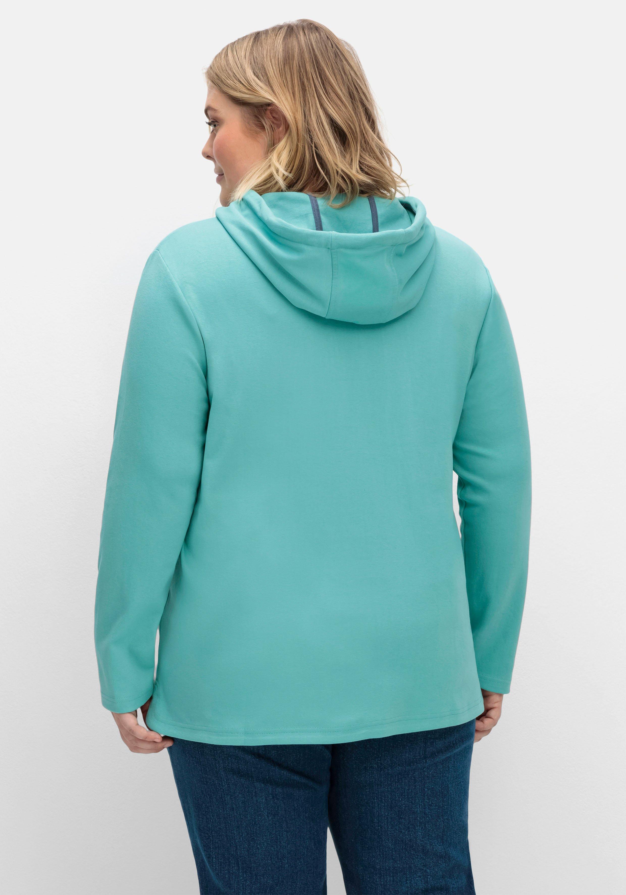 Sweatshirt mit doppelten Kapuzenbändern