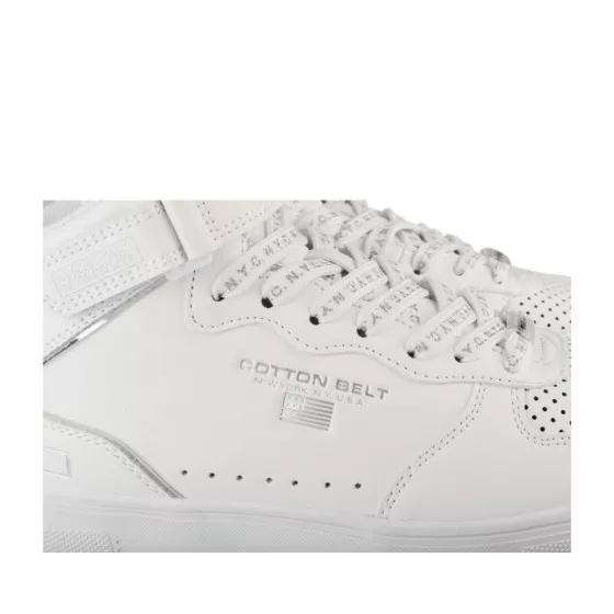 Baskets BLANC COTTON BELT