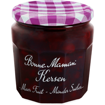 Bonne Maman Kersenjam Meer Fruit Minder Suiker 335g