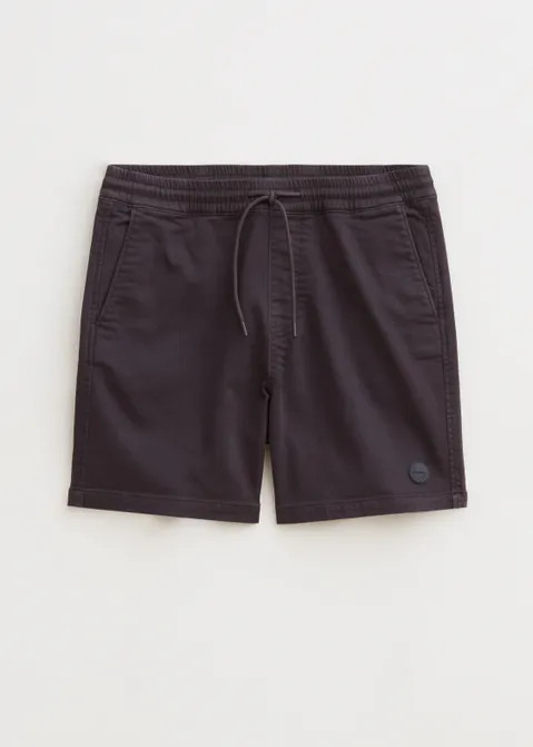 Korte broek met strik antraciet (ANTRA)