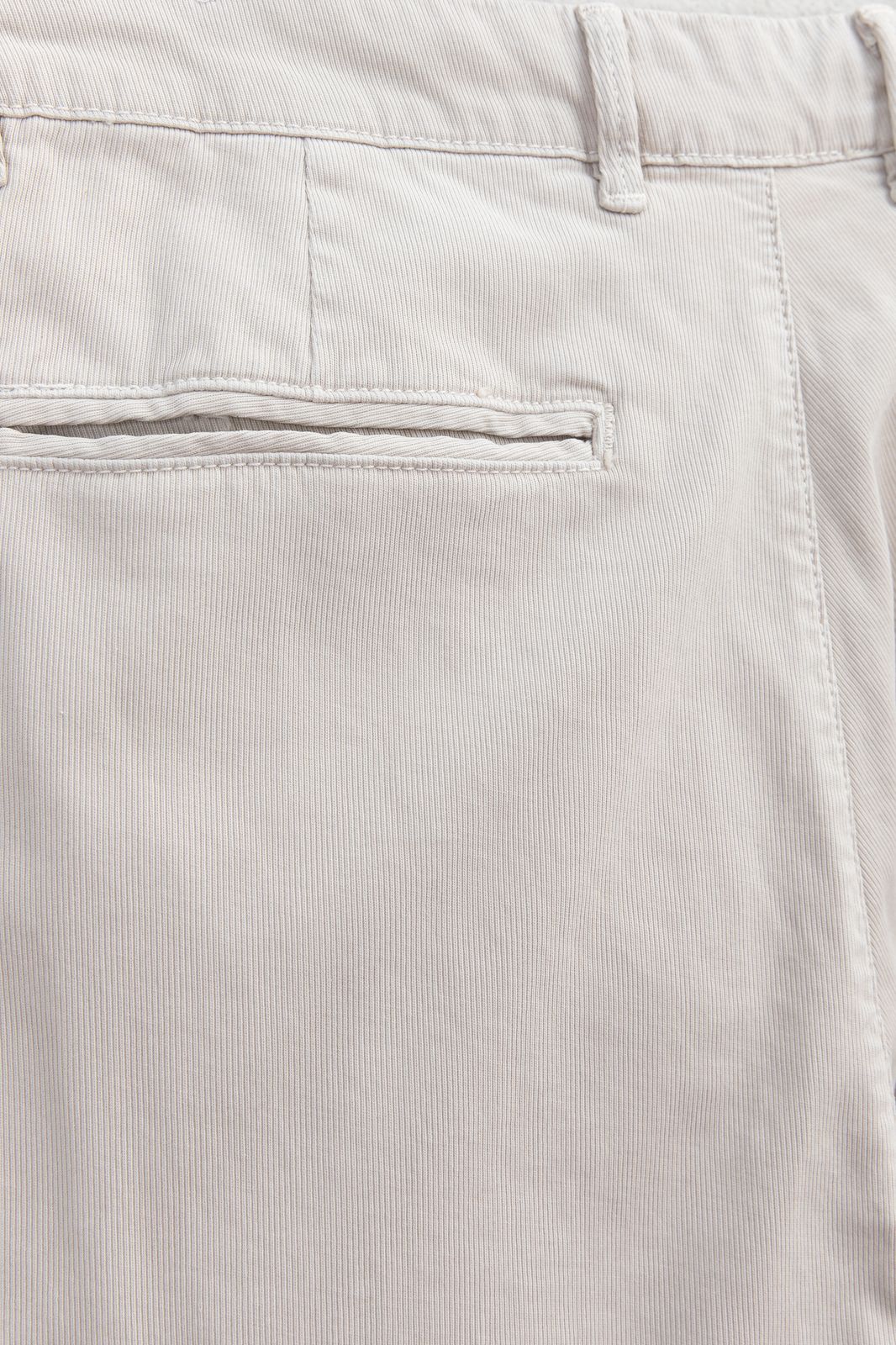 Licht beige katoenen twill chino