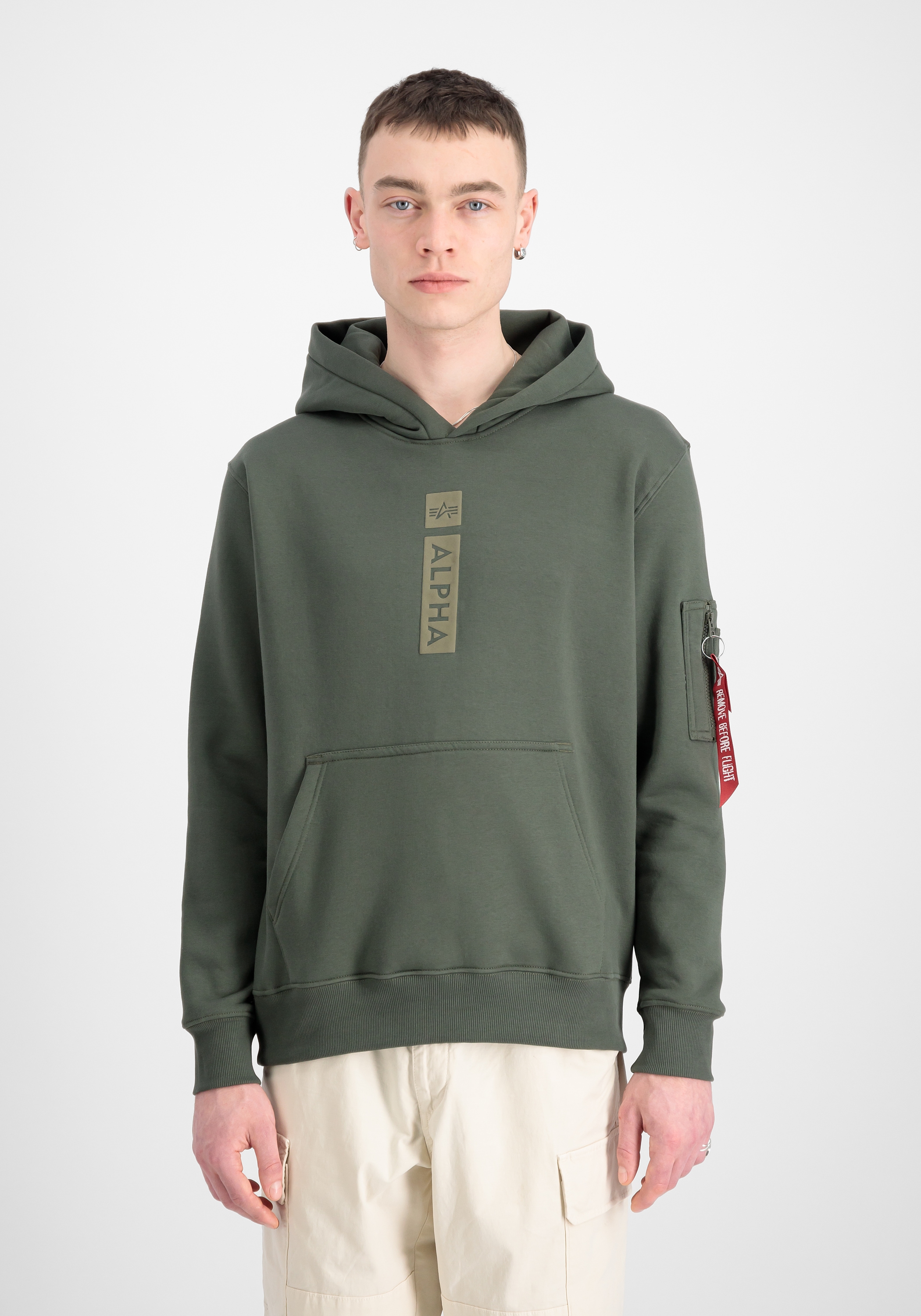 Alpha Industries Hoodie »Alpha Puff Print Hoodie«