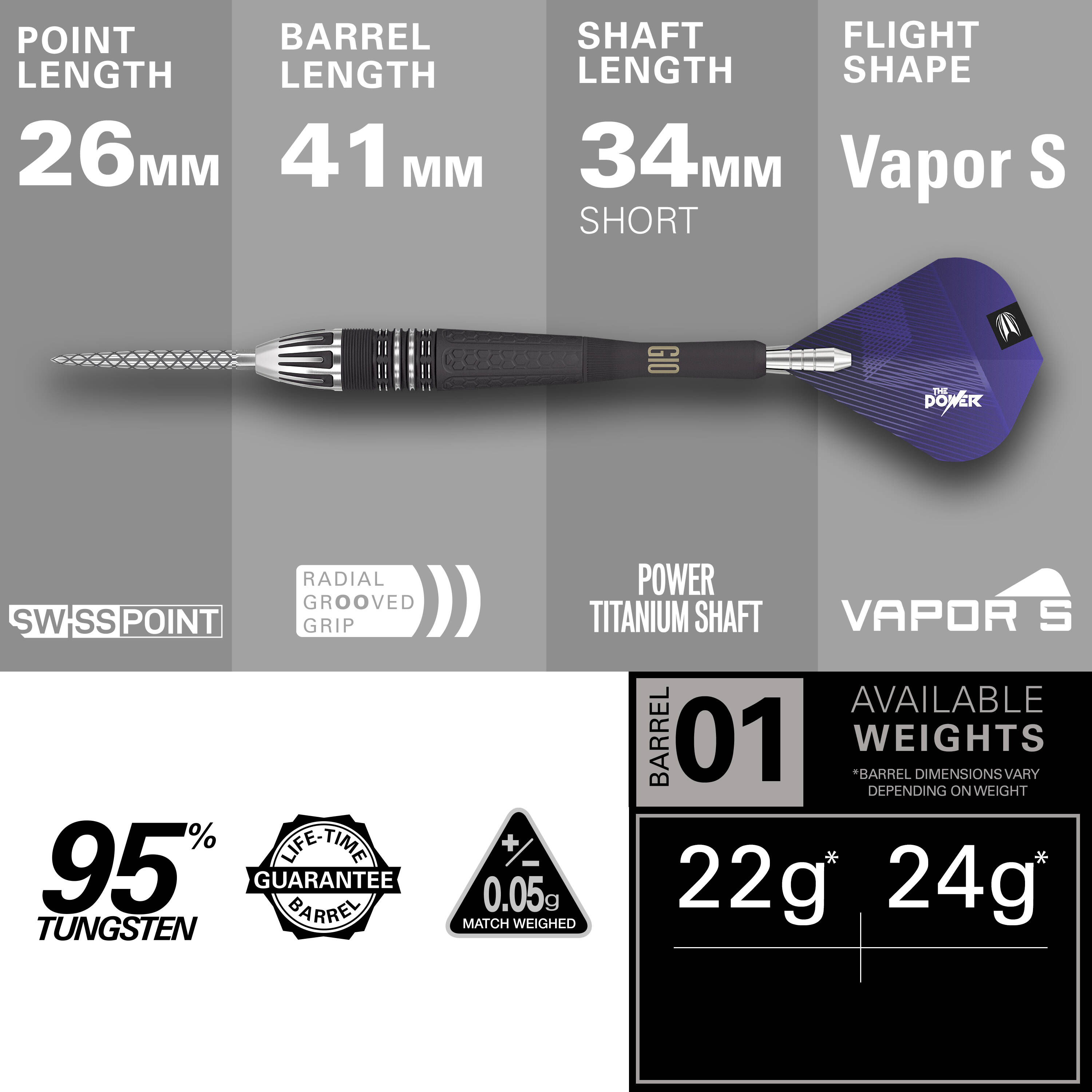 Target - Swiss Point - Phil Taylor 9Five GEN 10 - Steeldart