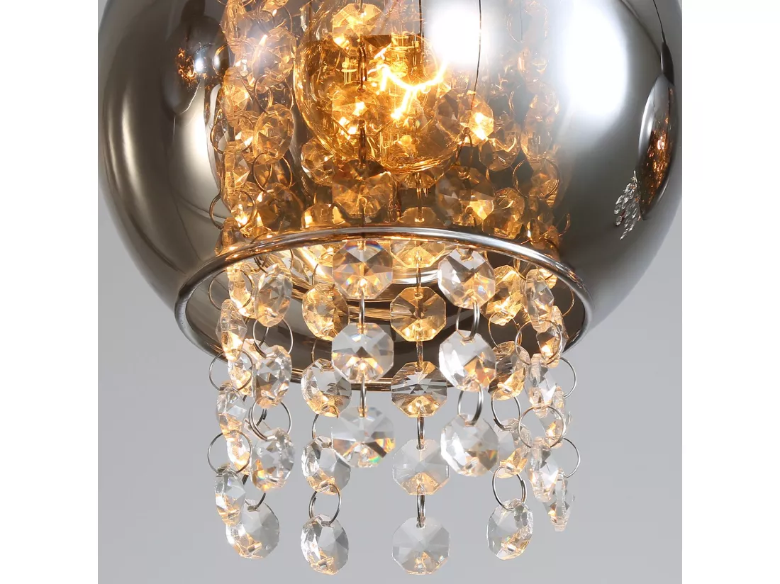 Lampe Suspendue Pour Table à Manger En Cristal Noir E27 Lampe Suspendue Moderne Pour Salon