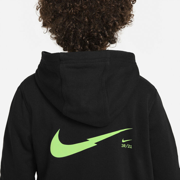 Nike Sportswear Zigzag Fleece hættetrøje Sort