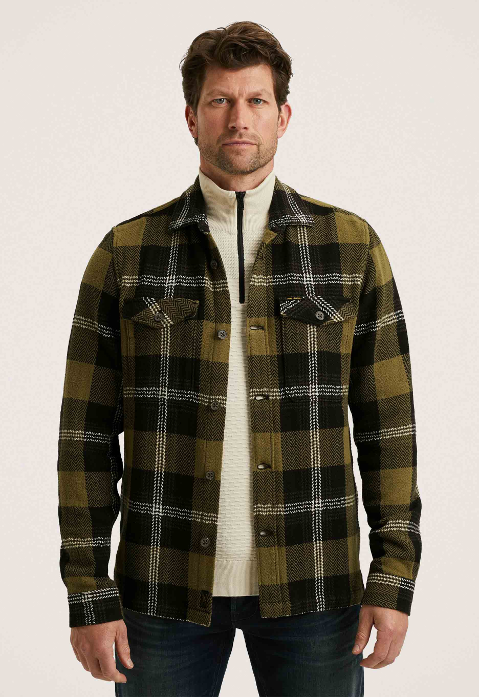 PME Legend Herringbone Check Shirt