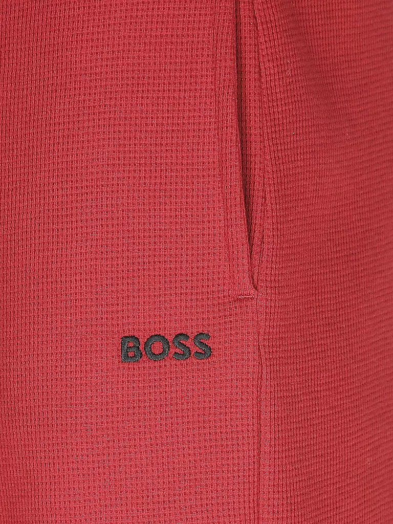 BOSS Loungewear Shorts dunkelrot