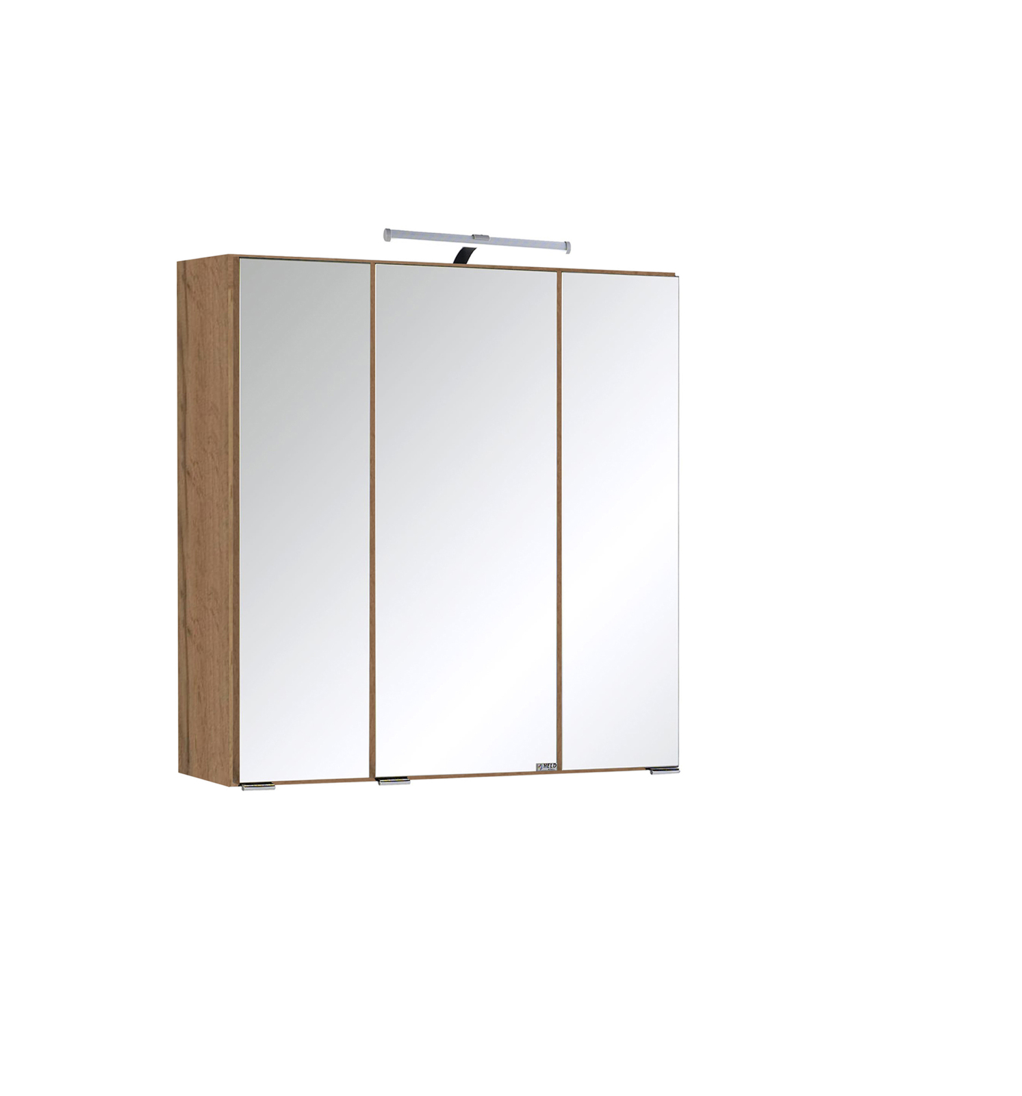 3D-Spiegelschrank BOLOGNA - Wotaneiche - 60 cm breit