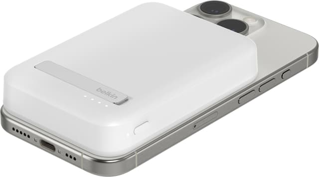 Belkin BoostCharge Pro 8K Magnetic Qi2 powerbank (white)