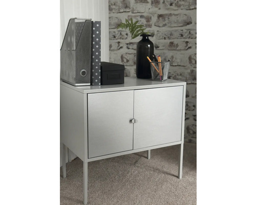 dc-fix® kleeffolie Metallic Brush zilver 45x150 cm