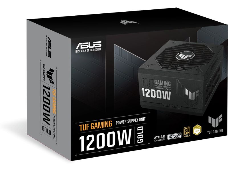 ASUS Netzteil TUF GAMING 1200W Gold Effizientes und widerstandsfähiges Netzteil