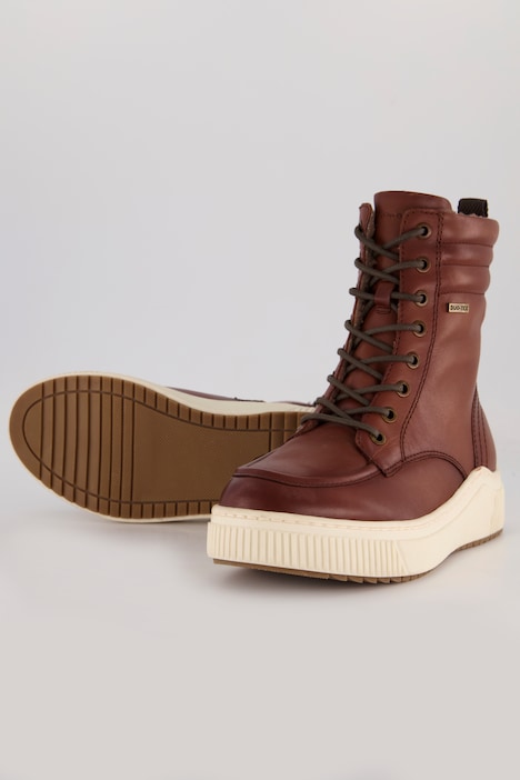 Tamaris Leder-Boots, Webpelz-Futter, Weite H
