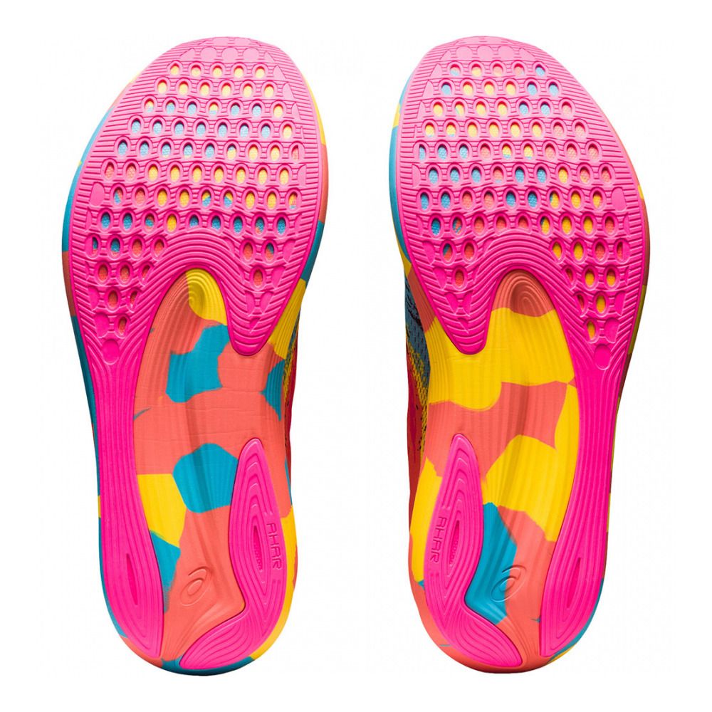Asics NOOSA TRI 15 - Chaussures running Homme aquarium/vibrant yellow