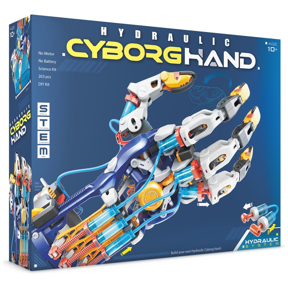 Baue deine eigene hydraulische Cyborg-Hand