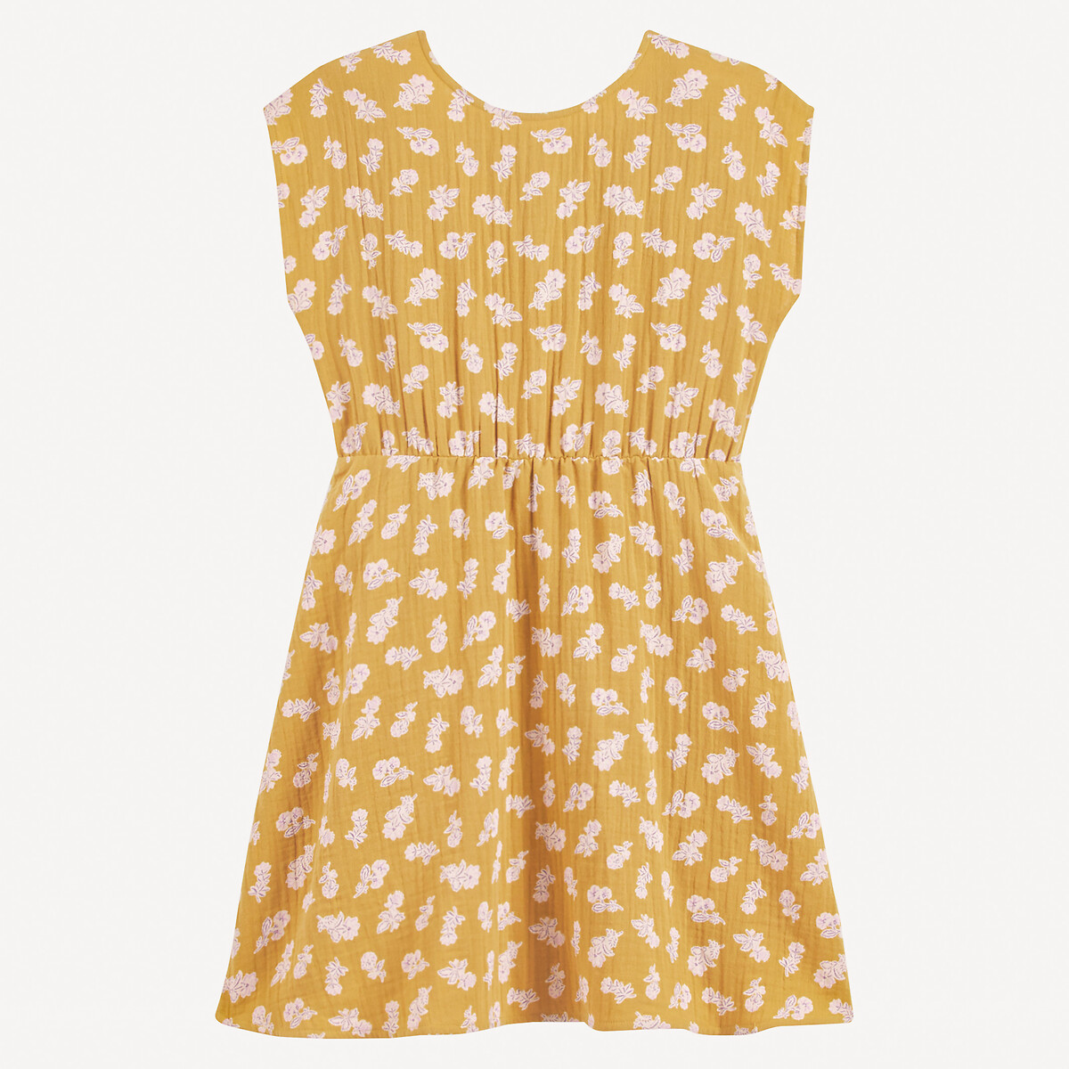 COLEÇÃO LA REDOUTE<br>Vestido amplo sem mangas em gaze de algodão