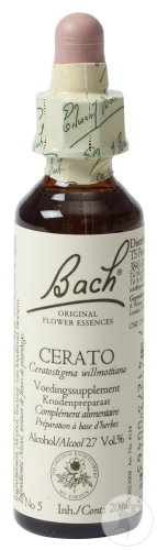 Fleurs De Bach Remedie 05 Cerato/Plumbago 20ml