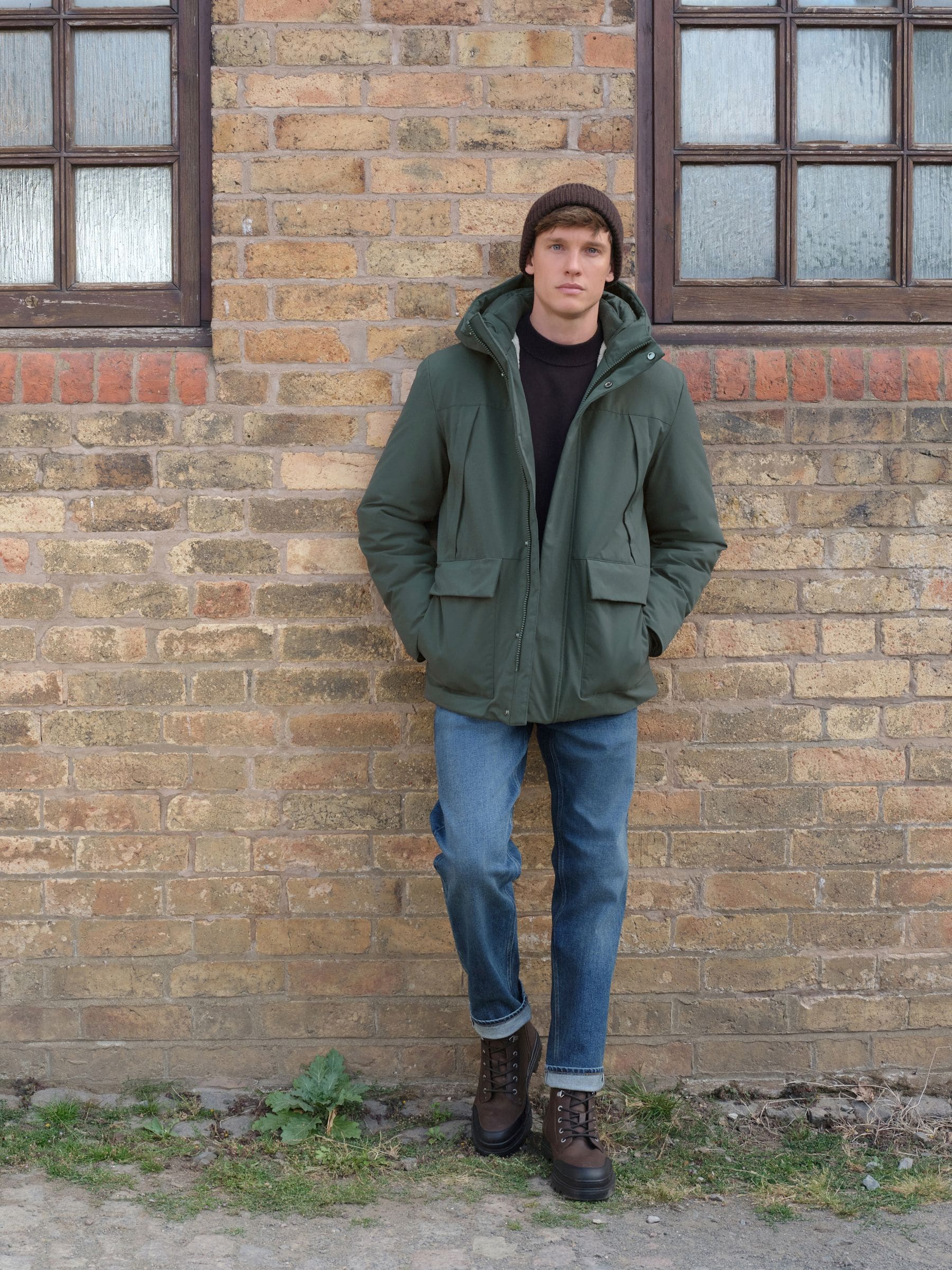Groen - ThermoGen Parka Jack met Borg voering