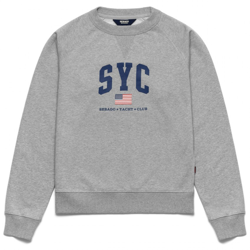 STACKTON Grey-SWEAT SEBAGO HOMME