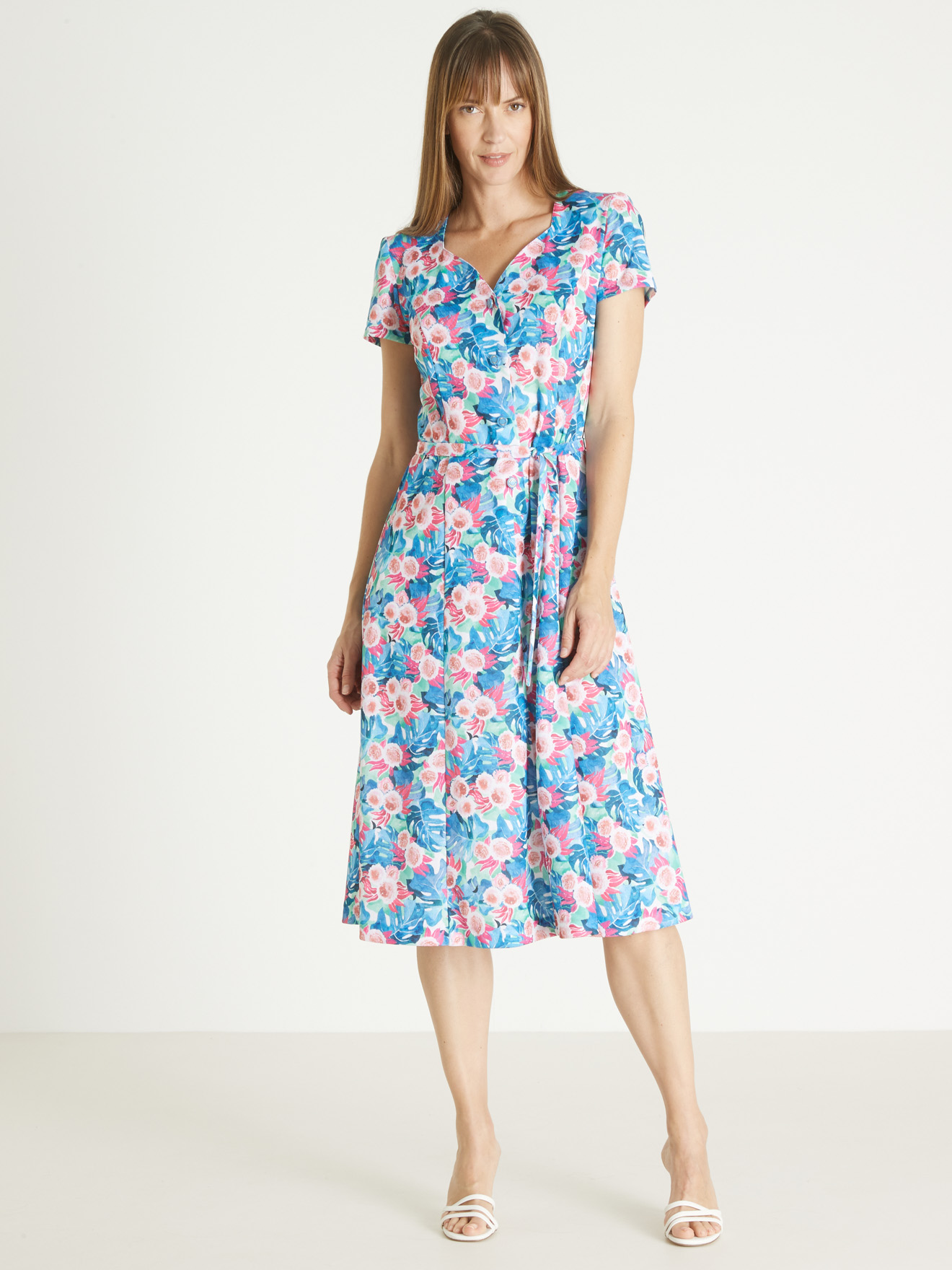 Robe maille fluide