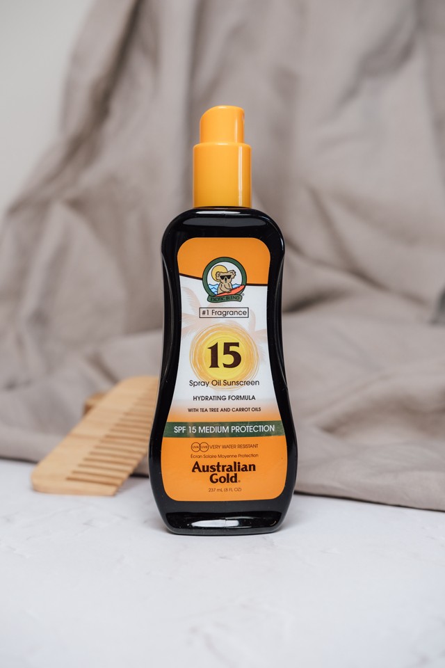 Australian Gold - Carrot Spray Oil SPF 15 237 ml - Solcreme