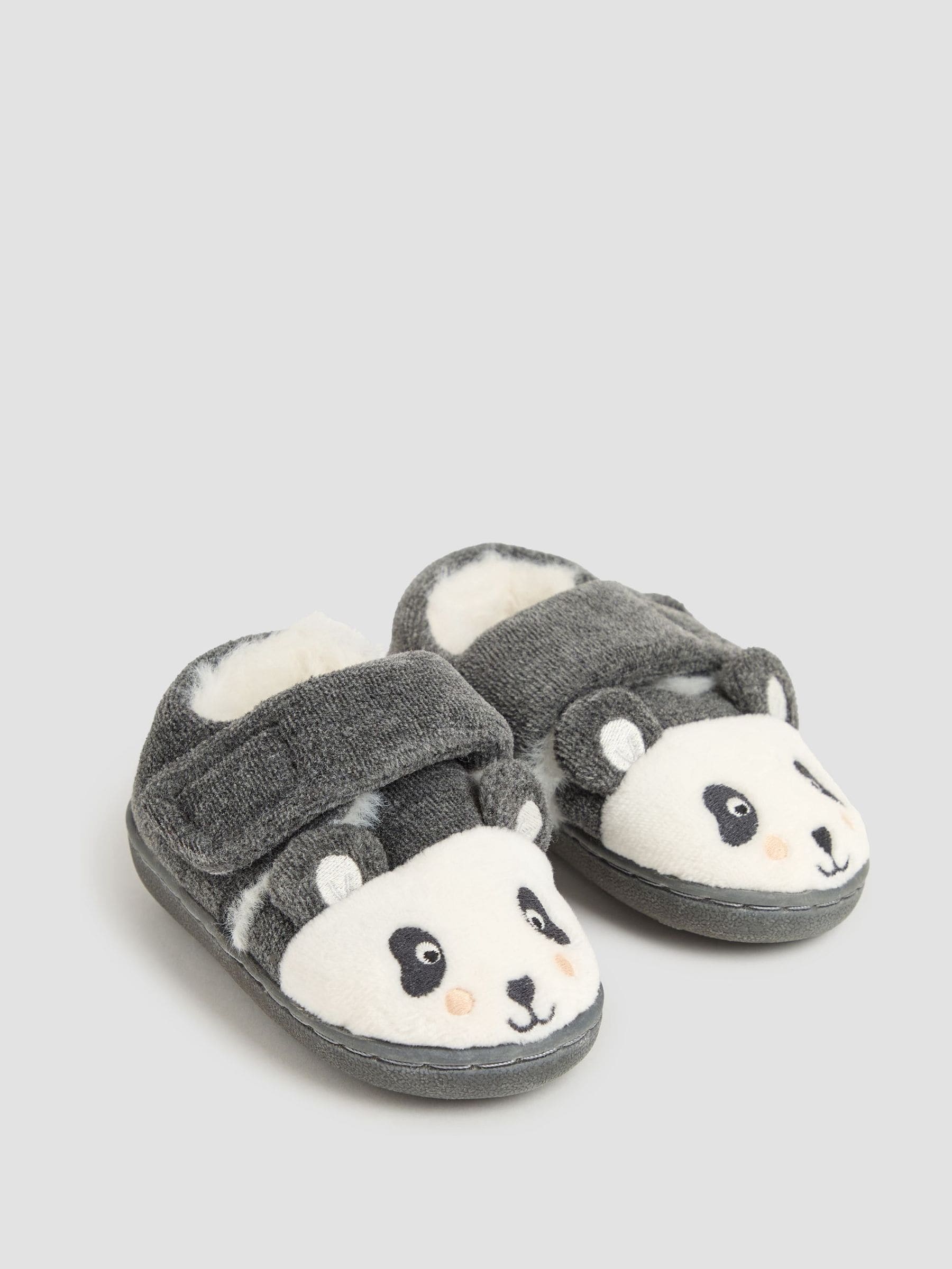JoJo Maman Bébé - Pantoffels met panda