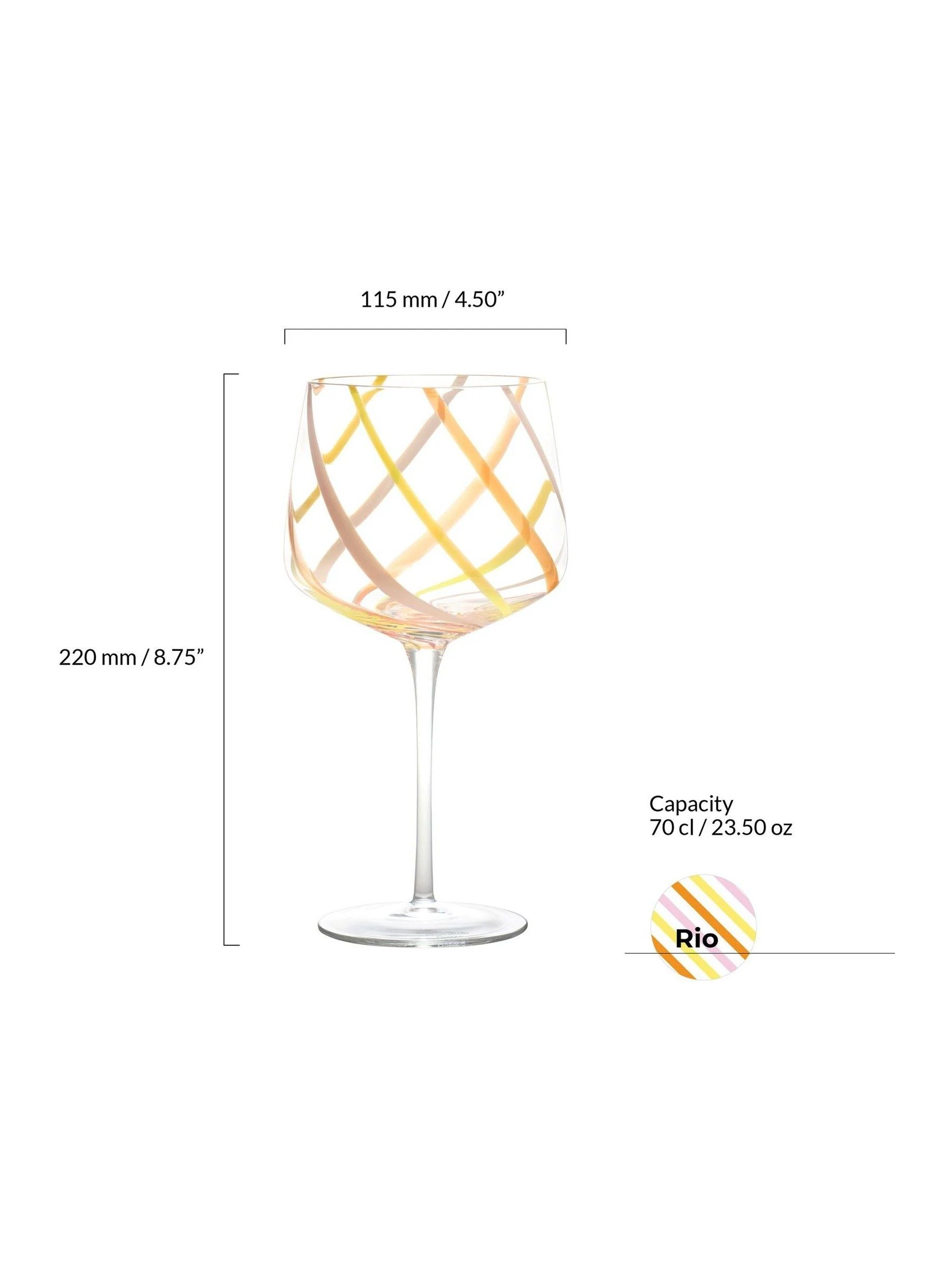 Anton Studio Designs - Set van 2 Rio Gin-glazen
