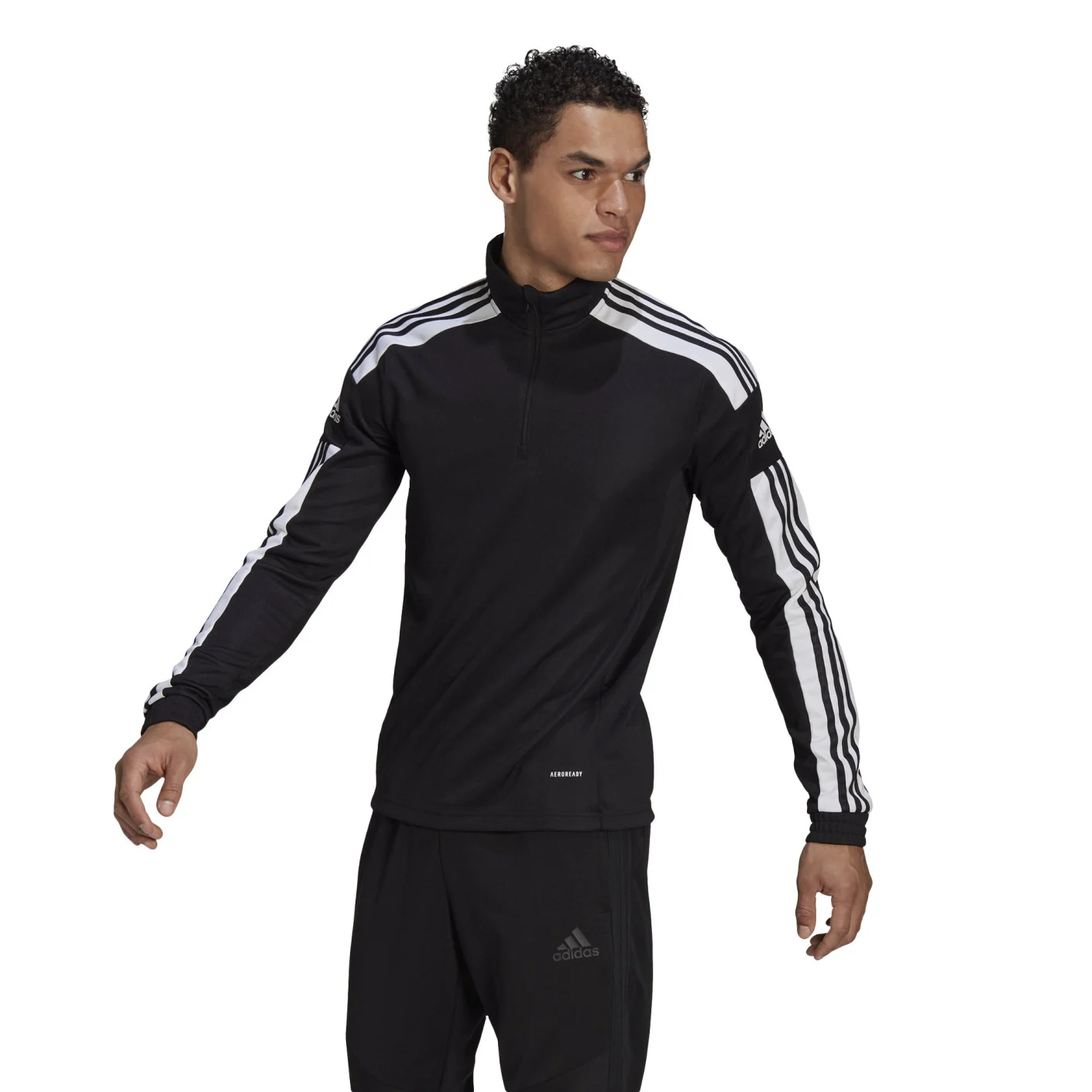 Adidas Squadra 21 Trainingstrui 1/4-Zip Zwart Wit