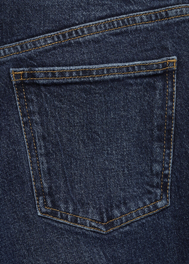 MANGO Newmom comfort high-rise jeans Open blue