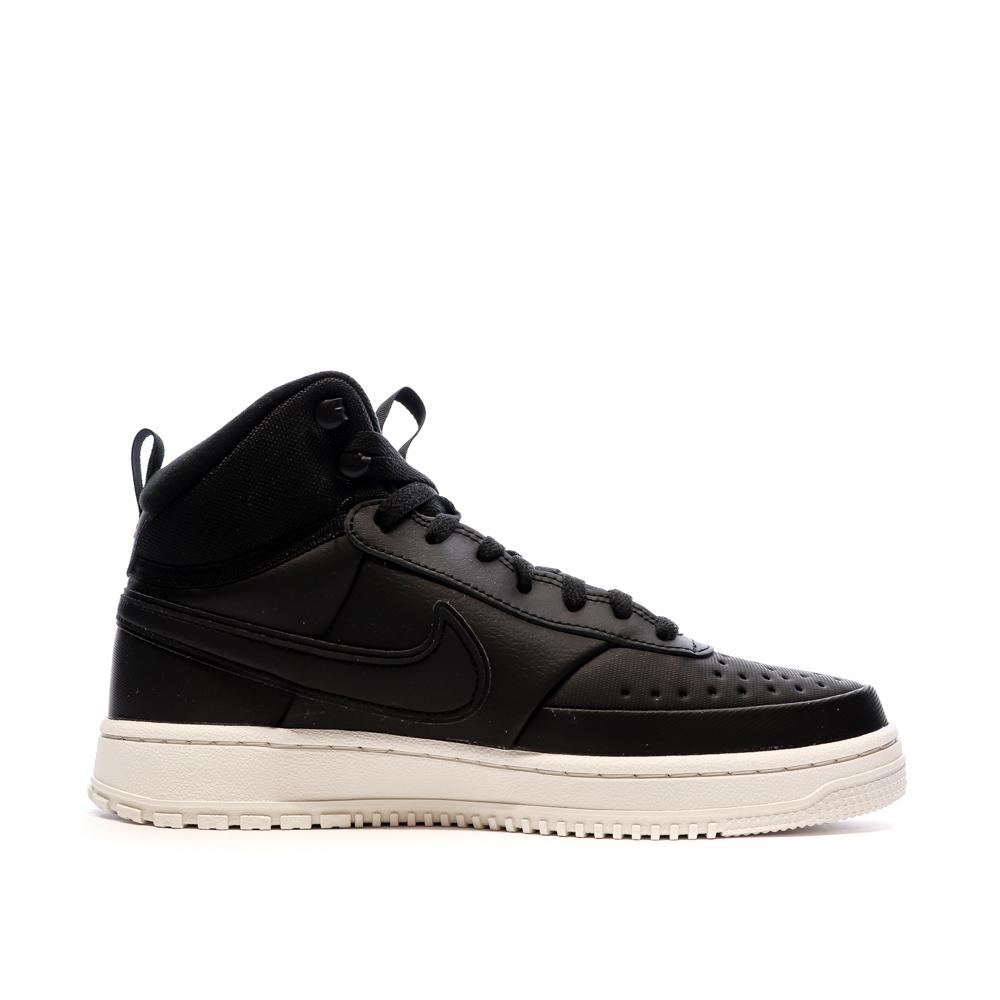 Nike Baskets Noires Homme Nike Court Vision Mid 002