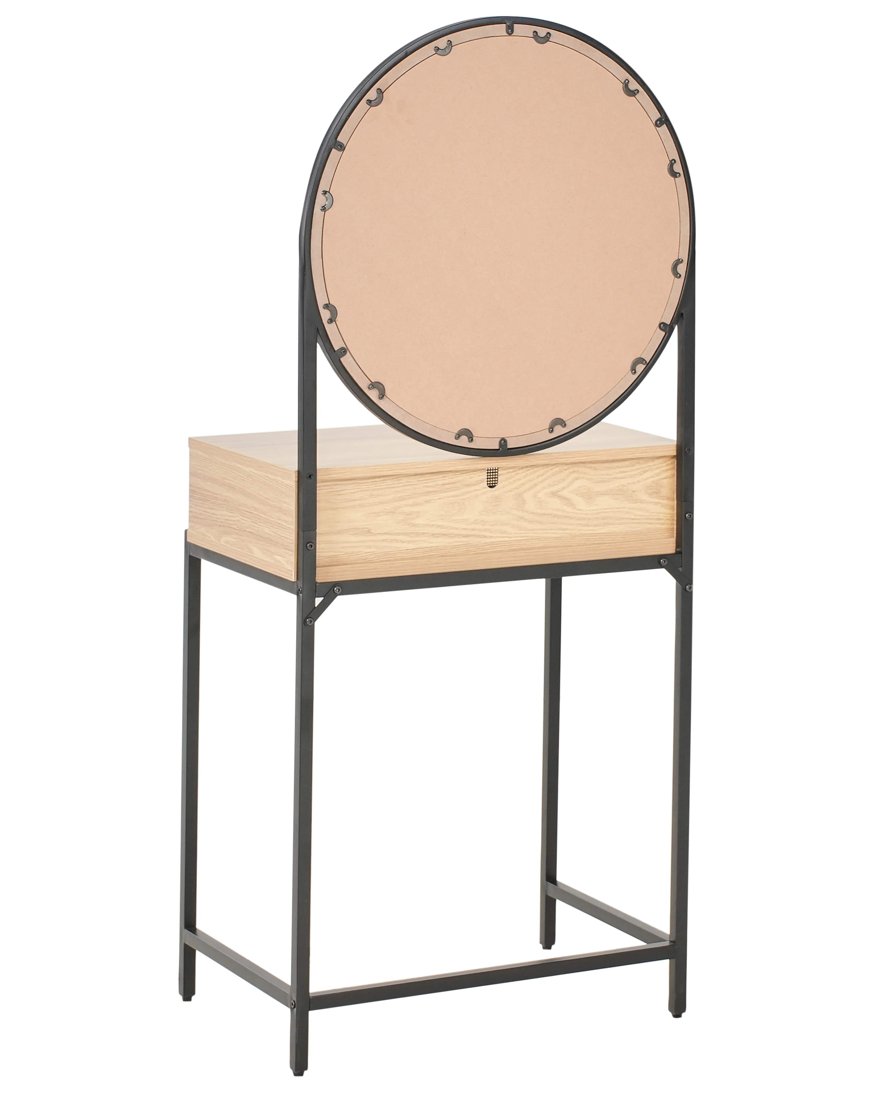 Kaptafel met spiegel CASSIAR Lichtbruin