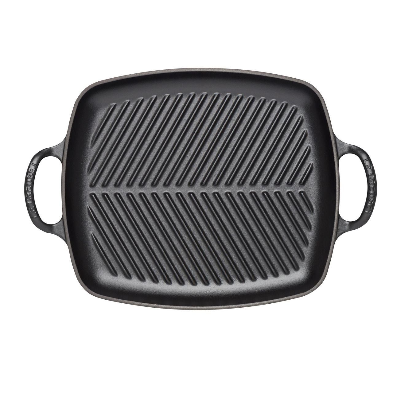 LE CREUSET Grillplatte 30x27cm Schwarz