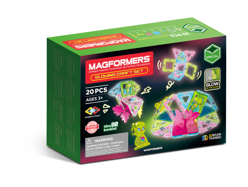Magformers - Glowing Craft Sæt 20 Dele