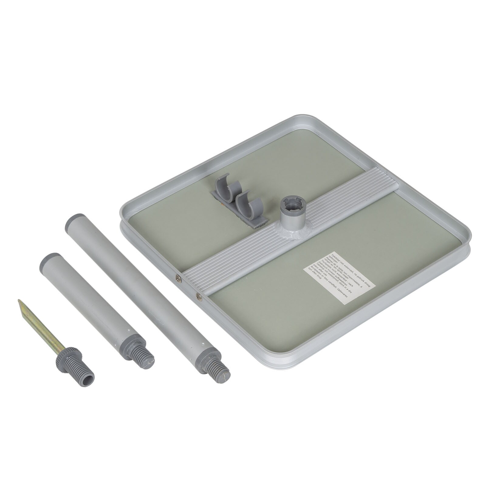BO-CAMP Mini Campingtisch Alu - Beistelltisch Angel Tisch bivvy Hocker - 3 Höhen