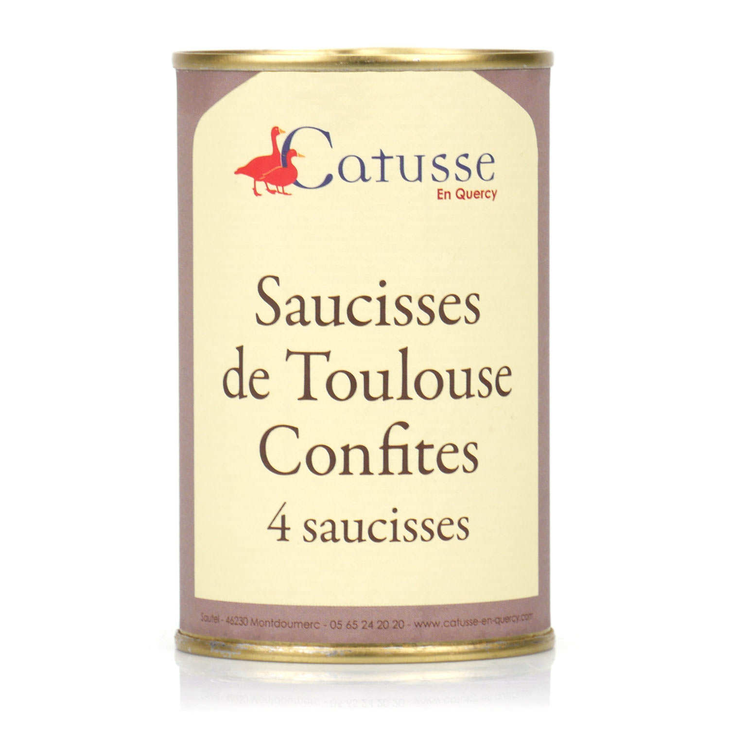 Saucisses de Toulouse confites