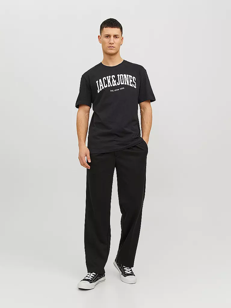 JACK & JONES T-Shirt  JJEJOSH schwarz