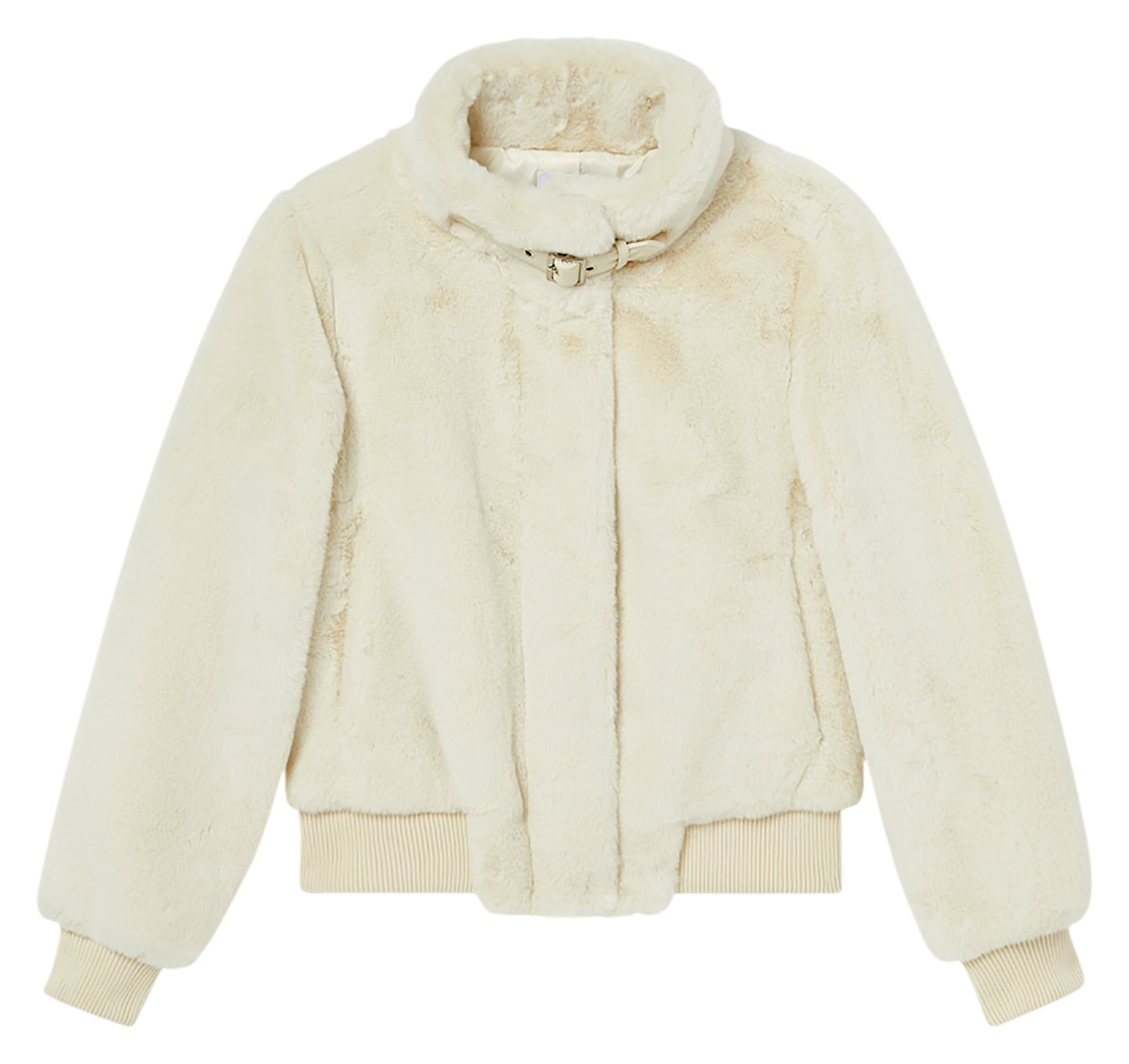 VALOU - Veste droite col montant | Blanc