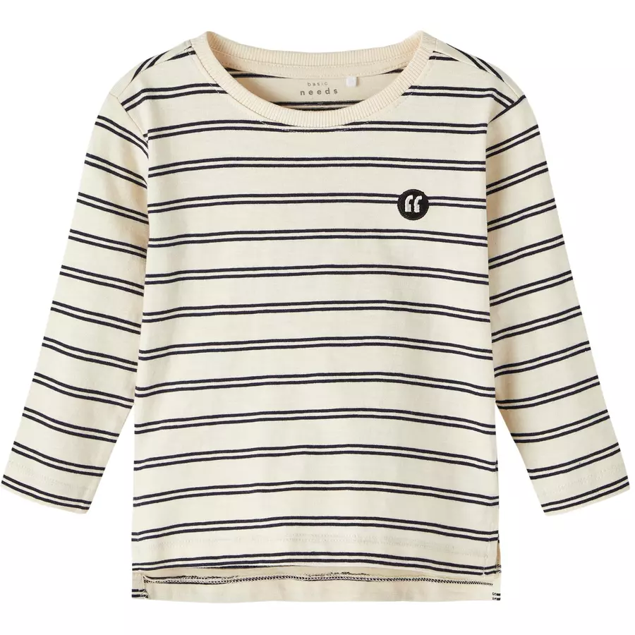 name it Langarmshirt Nmmvoby Whitecap Gray
