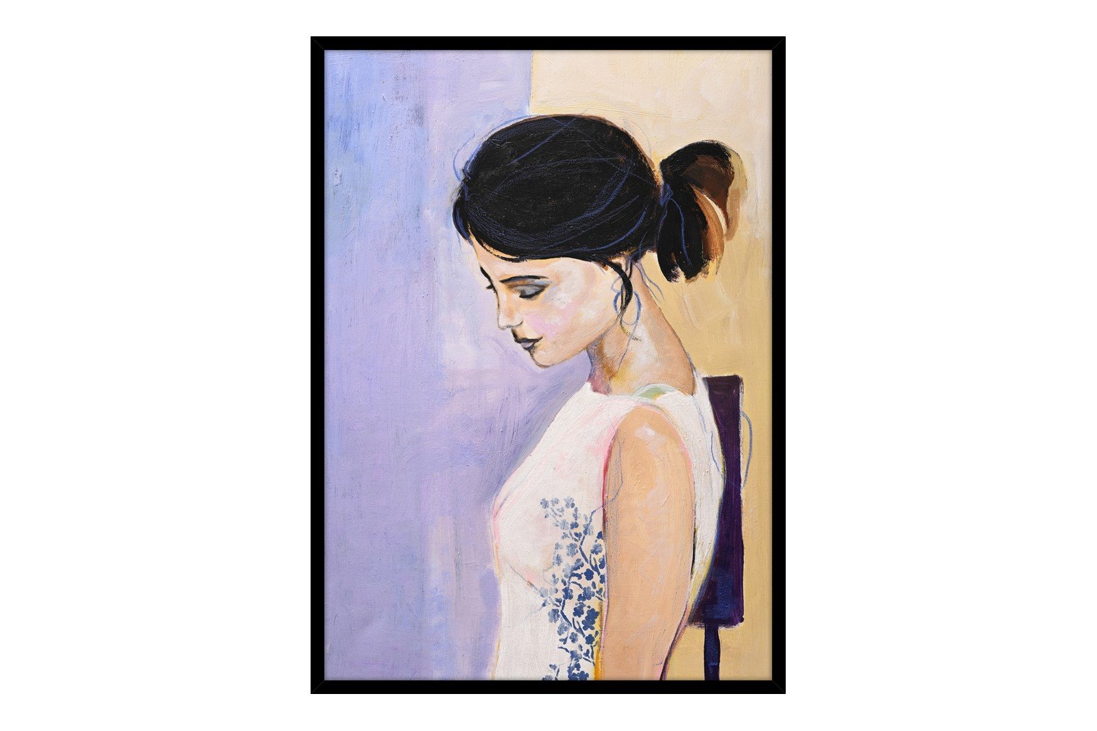 Still Quiet 50x70 cm Black Frame