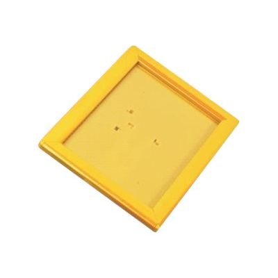 Promocome Ecoframe - Cadre porte-affiche clippant à fixer au mur - A3 - jaune