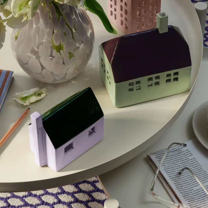 Broste Copenhagen - Ada Spot Vase, H 22,5 cm, lavender grey